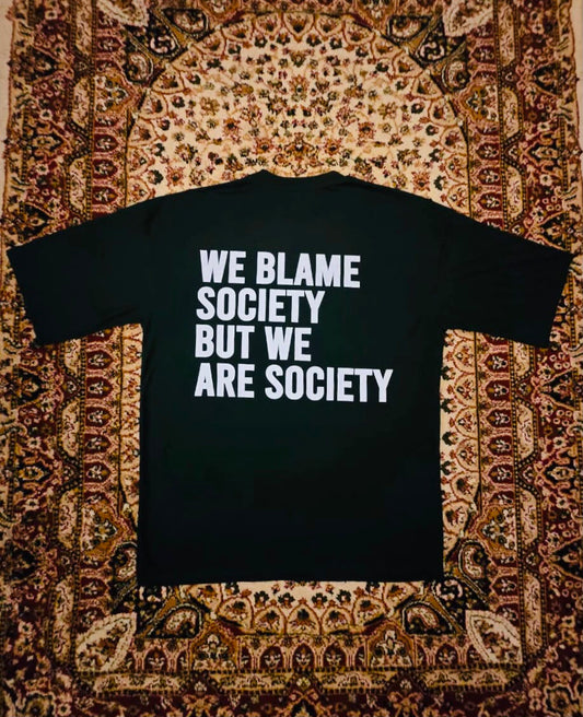 AUJ NOIR – We Blame Society Tee