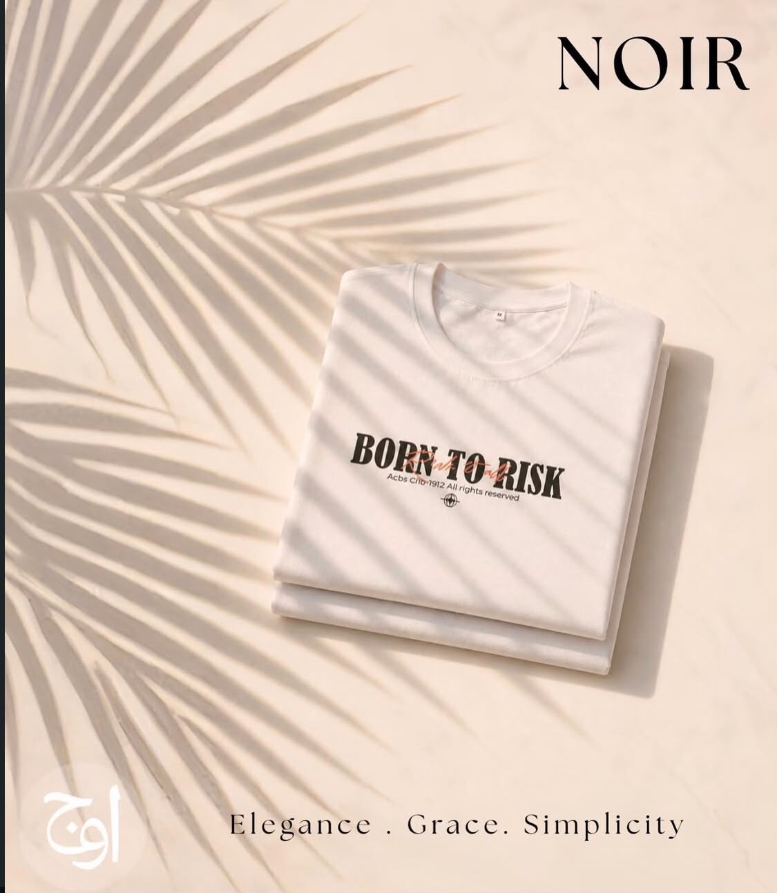 AUJ NOIR – Born to Risk Tee